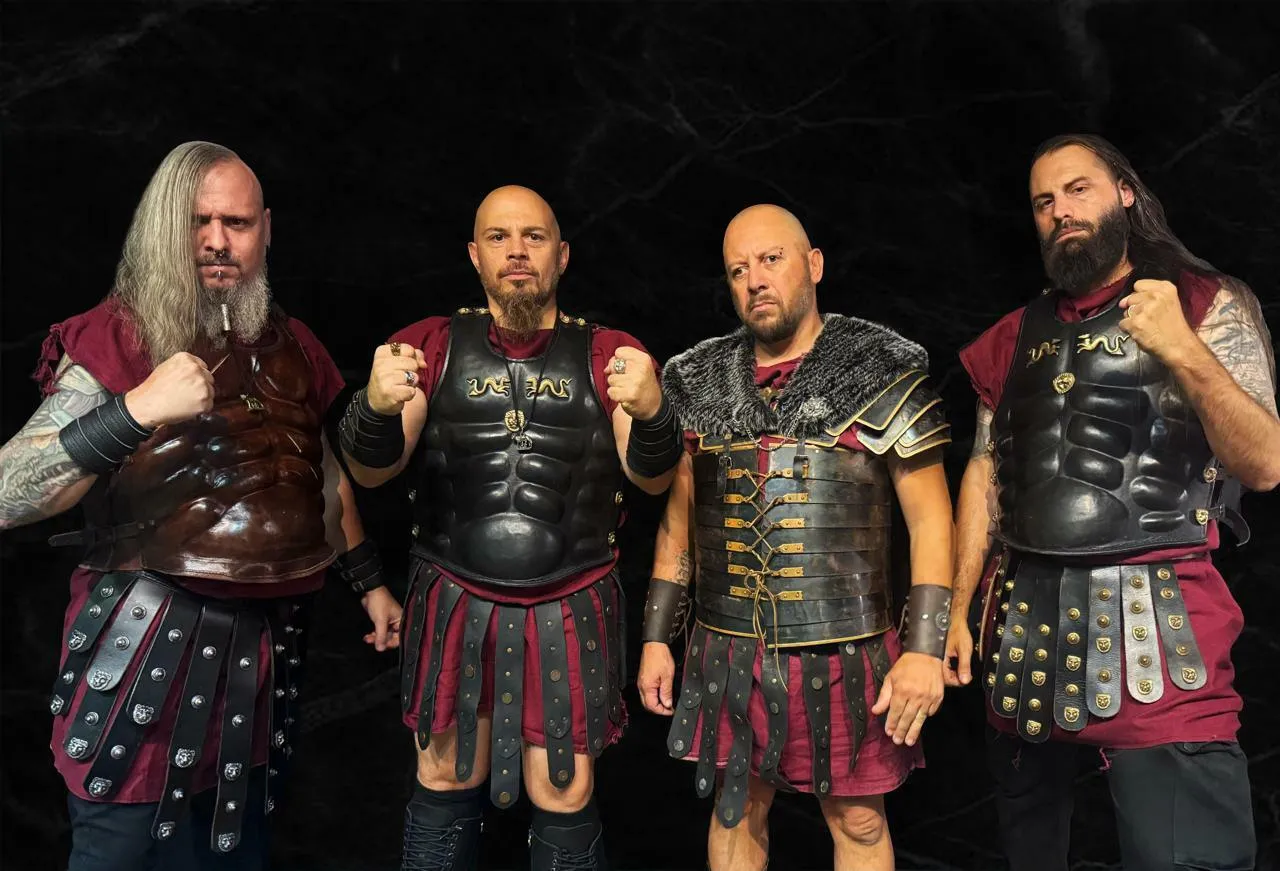 DEOS Roman extreme metal band promo for Augustus Omnipotens album 2025